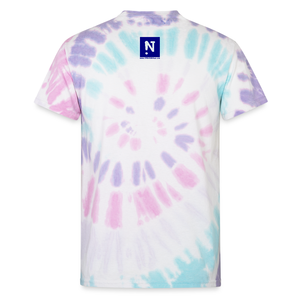 Unisex Tie Dye Peace T-Shirt - Pastel Spiral