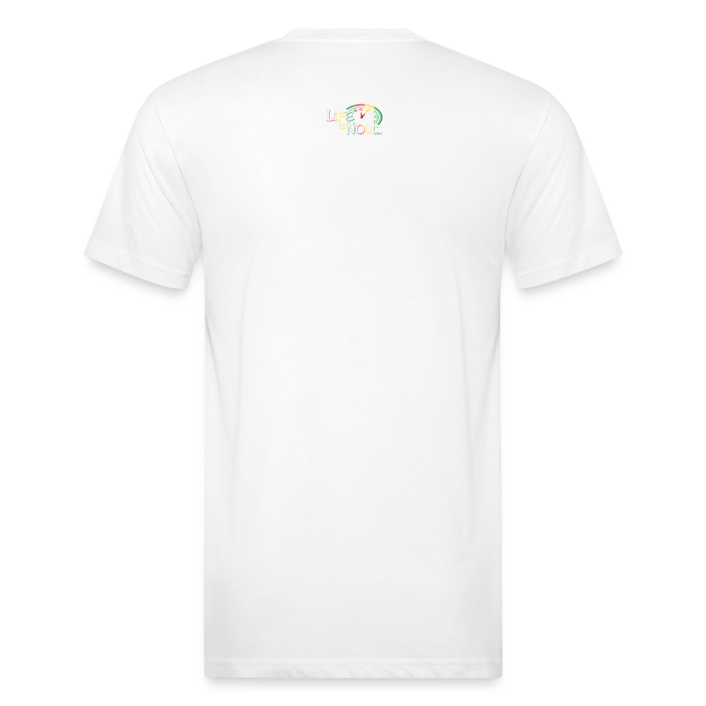 Rasta Live Fitted Cotton/Poly T-Shirt - white