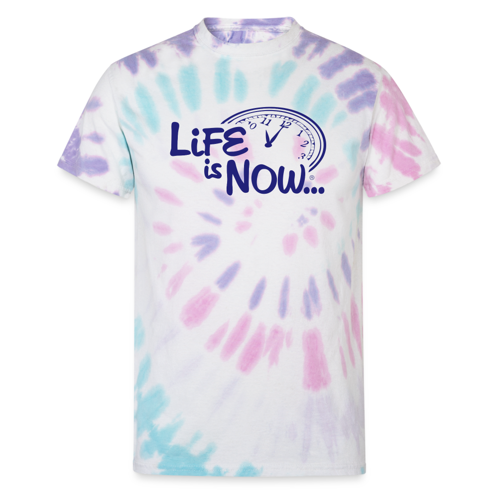 Original Logo Unisex Tie Dye T-Shirt - Pastel Spiral