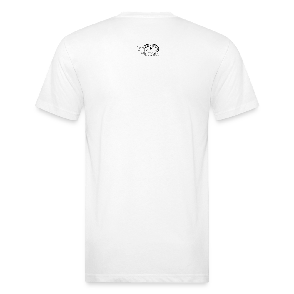 One Goal Down Fitted Cotton/Poly T-Shirt - white