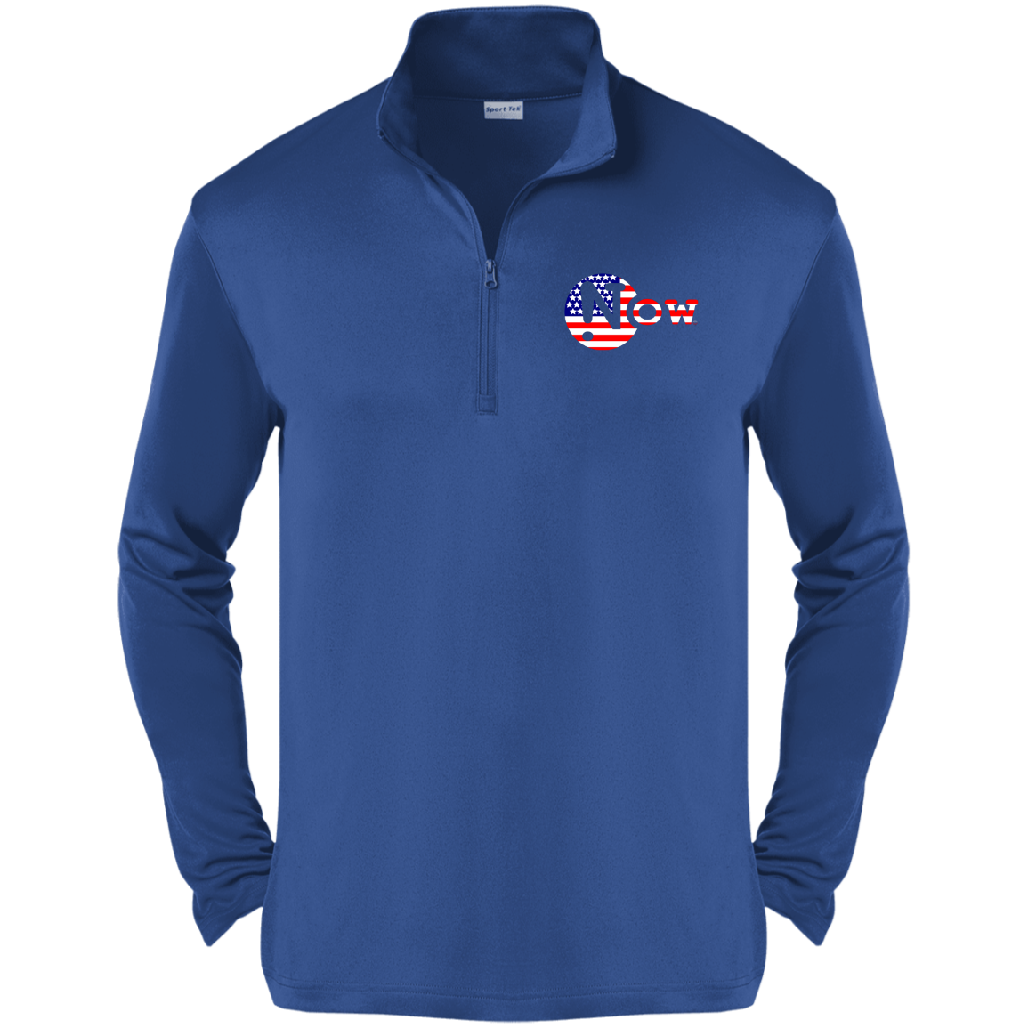 !N USA Flag Cutout Competitor 1/4-Zip Pullover