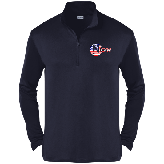 !N USA Flag Cutout Competitor 1/4-Zip Pullover