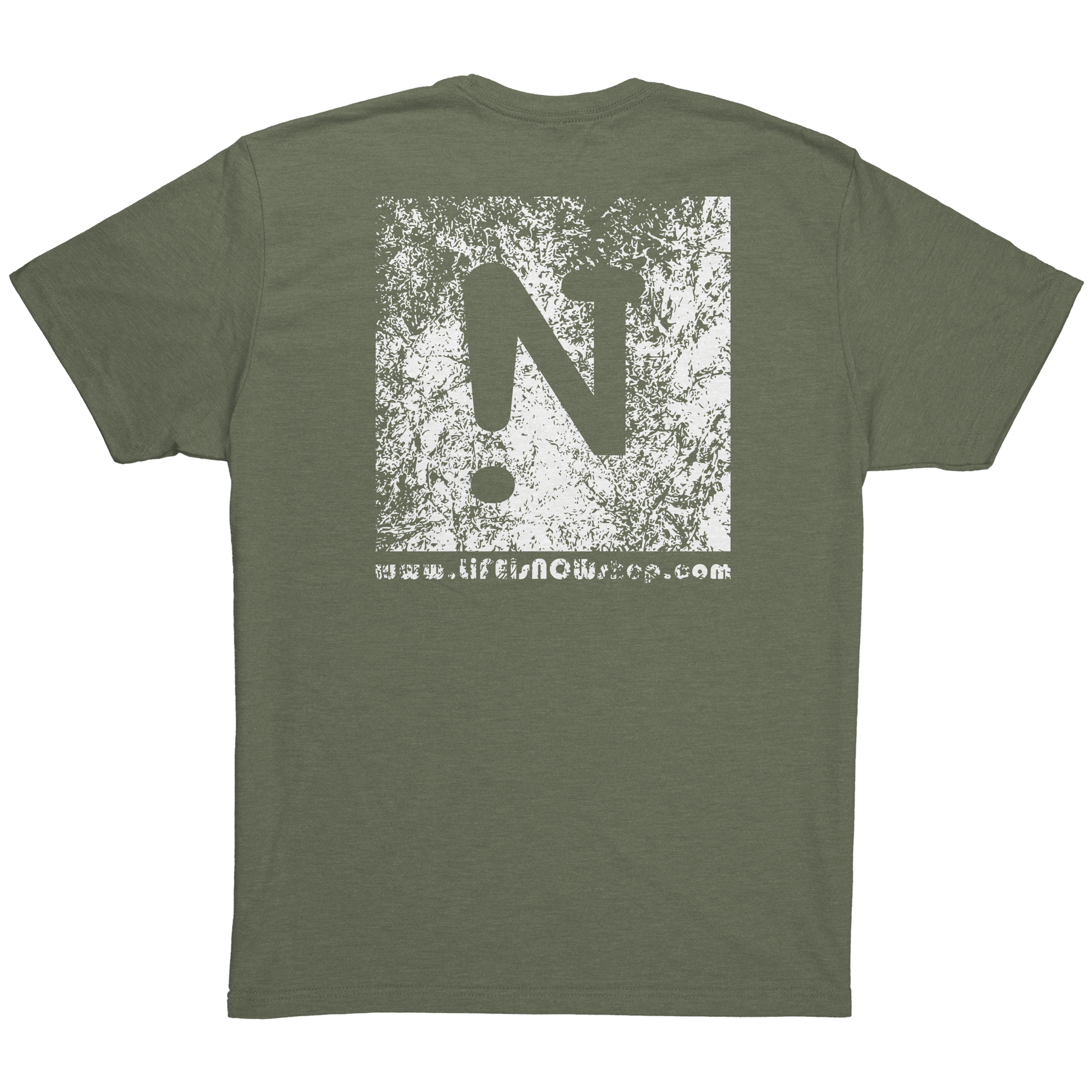L_I_N_LiFE_is_NOWMens_Triblend_Shirt_Military_Green_Back_Mockup.png