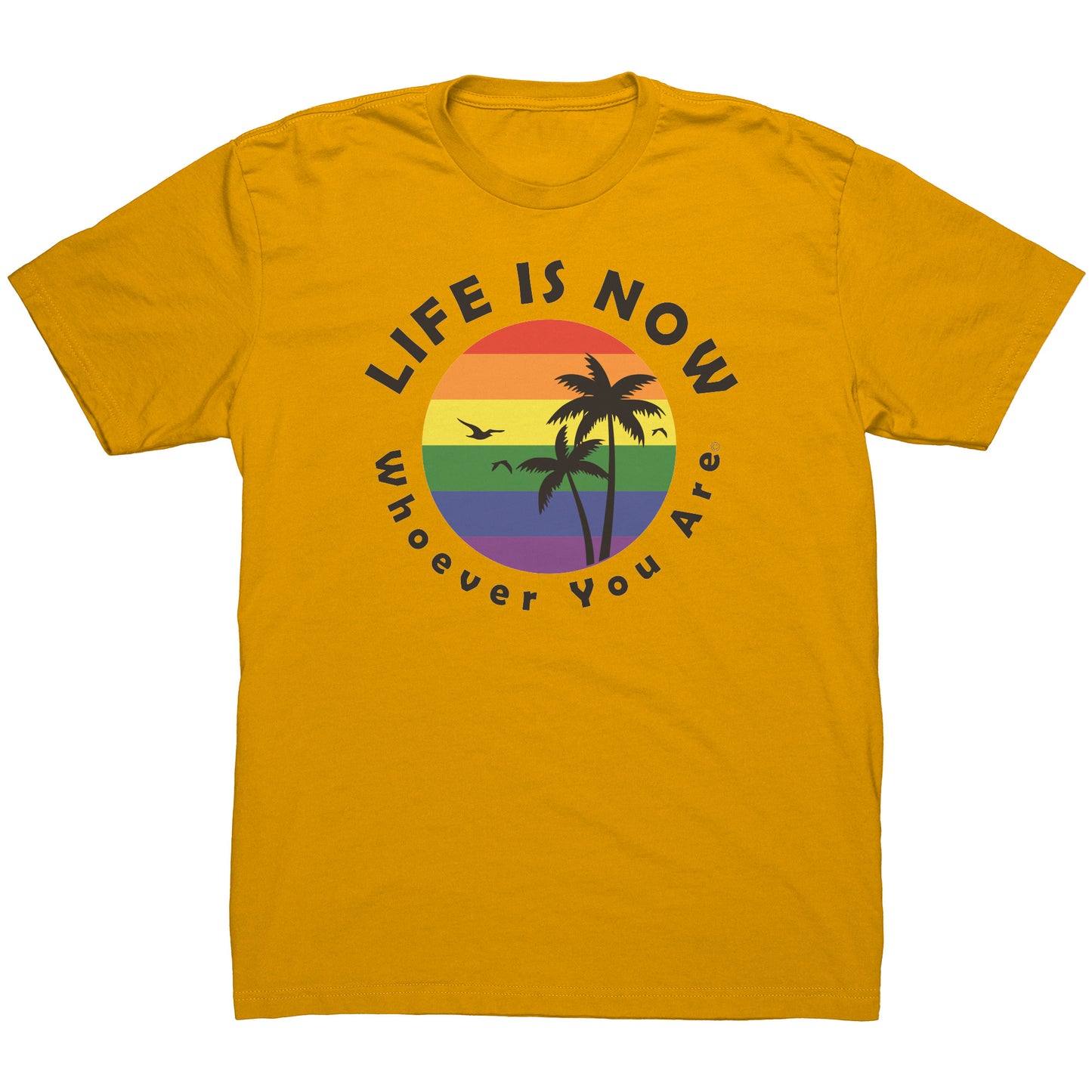 LiFE is NOW...WHOever You Are Palm Short Sleeve T-shirt (men’s)