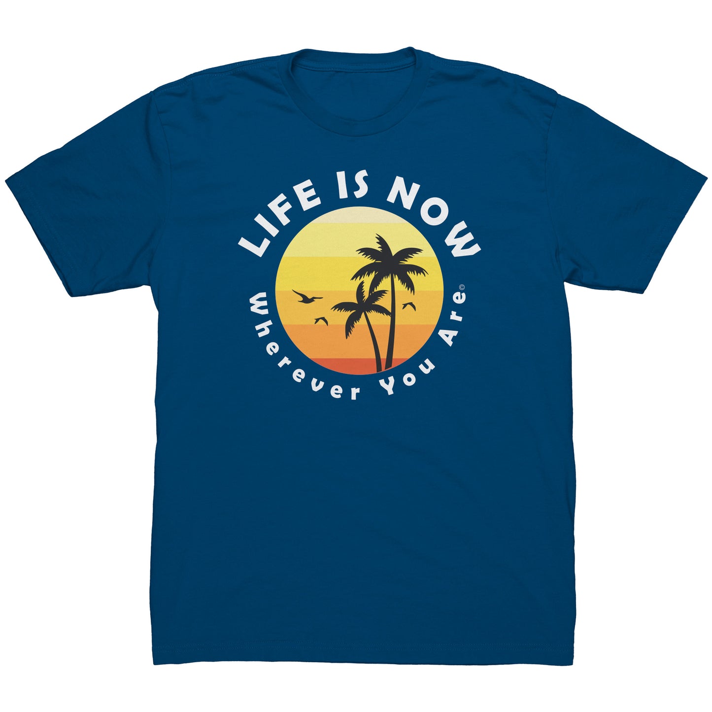 LiFE is NOW...Wherever You Are Palm Short Sleeve T-shirt (men’s light)