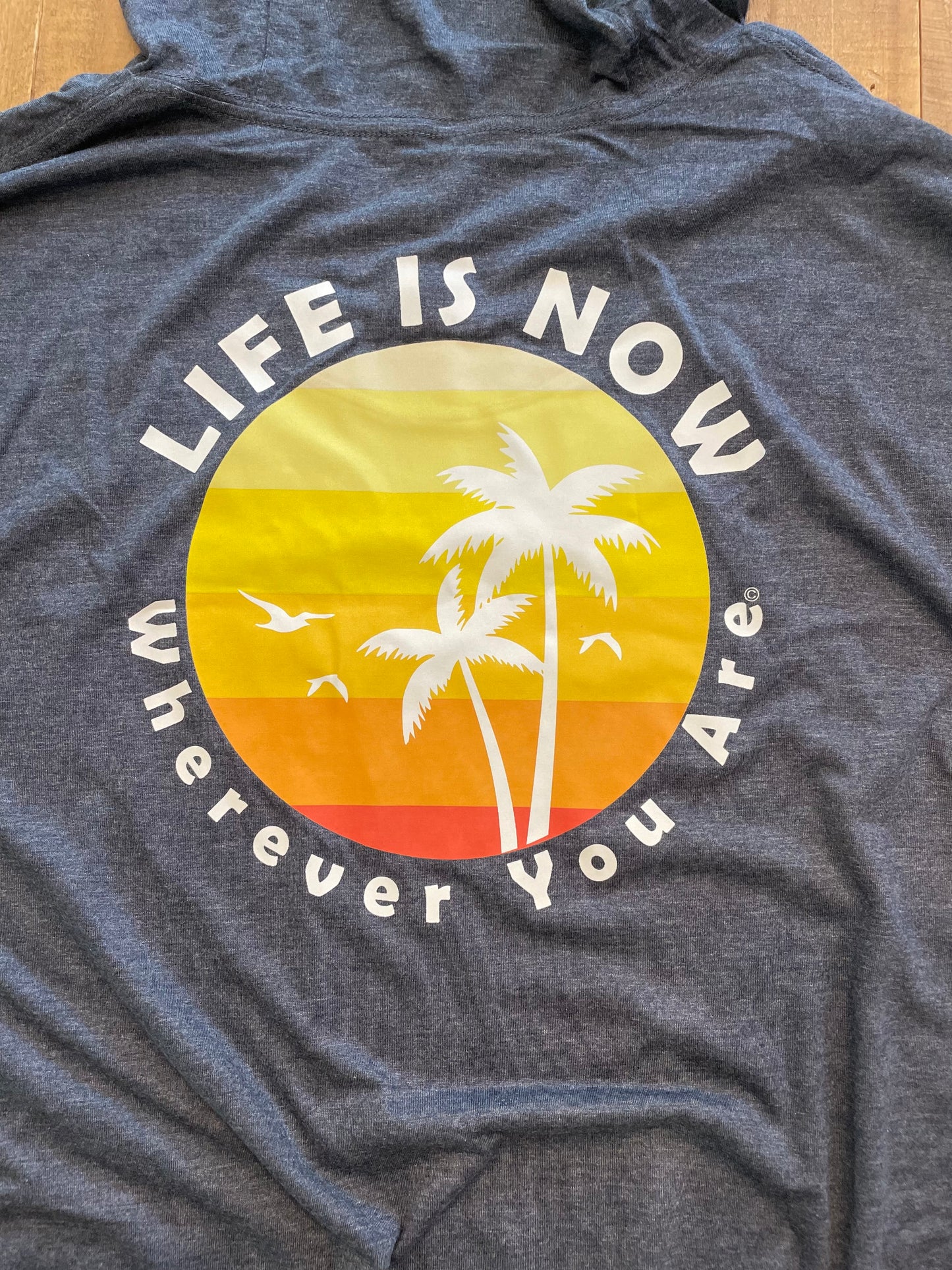 LiFE is NOW...Wherever You Are Triblend T-Shirt Hoodie