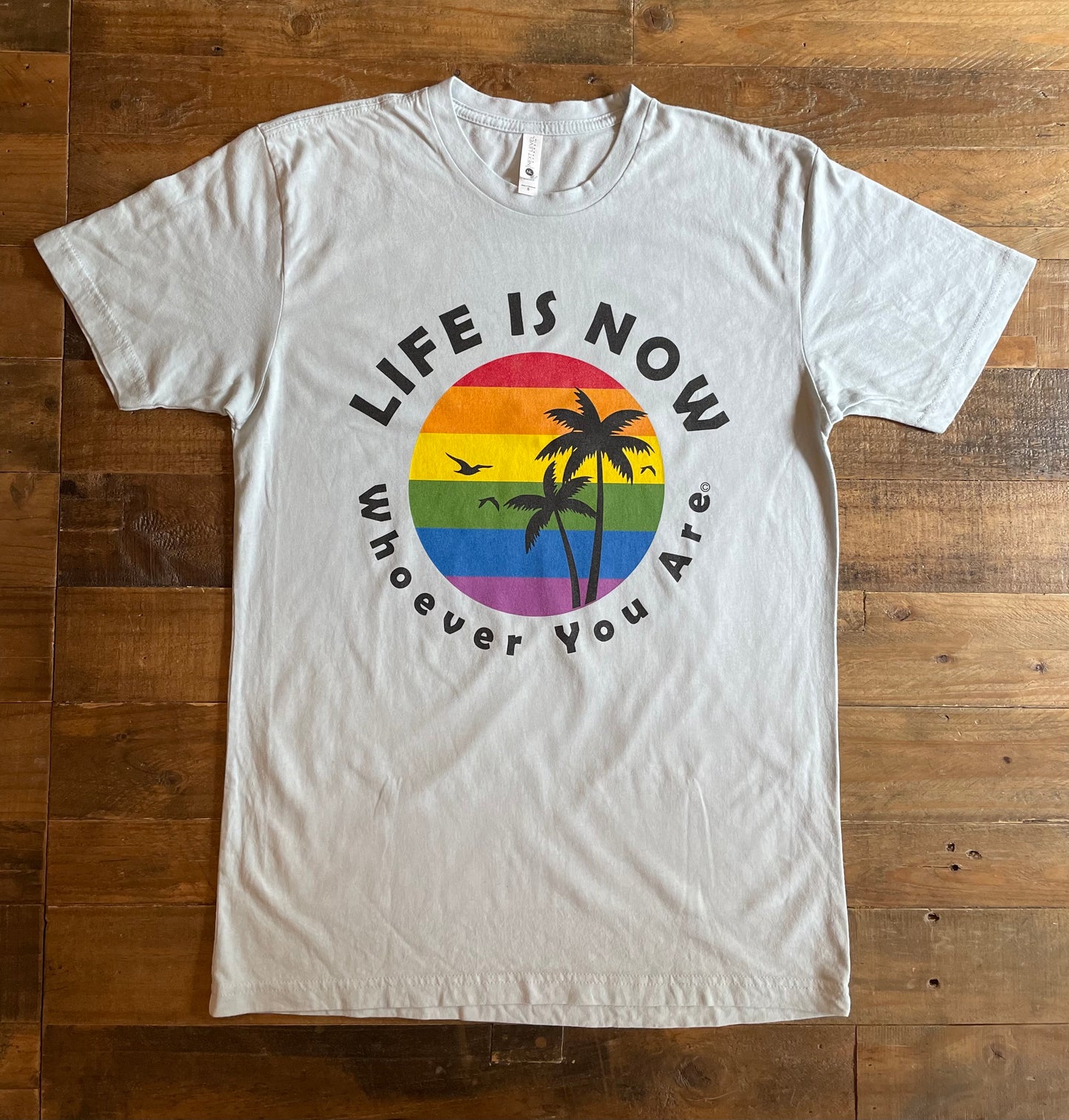 LiFE is NOW...WHOever You Are Palm Short Sleeve T-shirt (men’s)