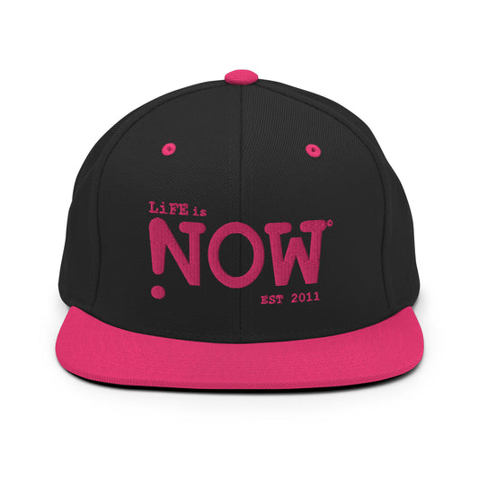 Pink LiFE is NOW Snapback Hat