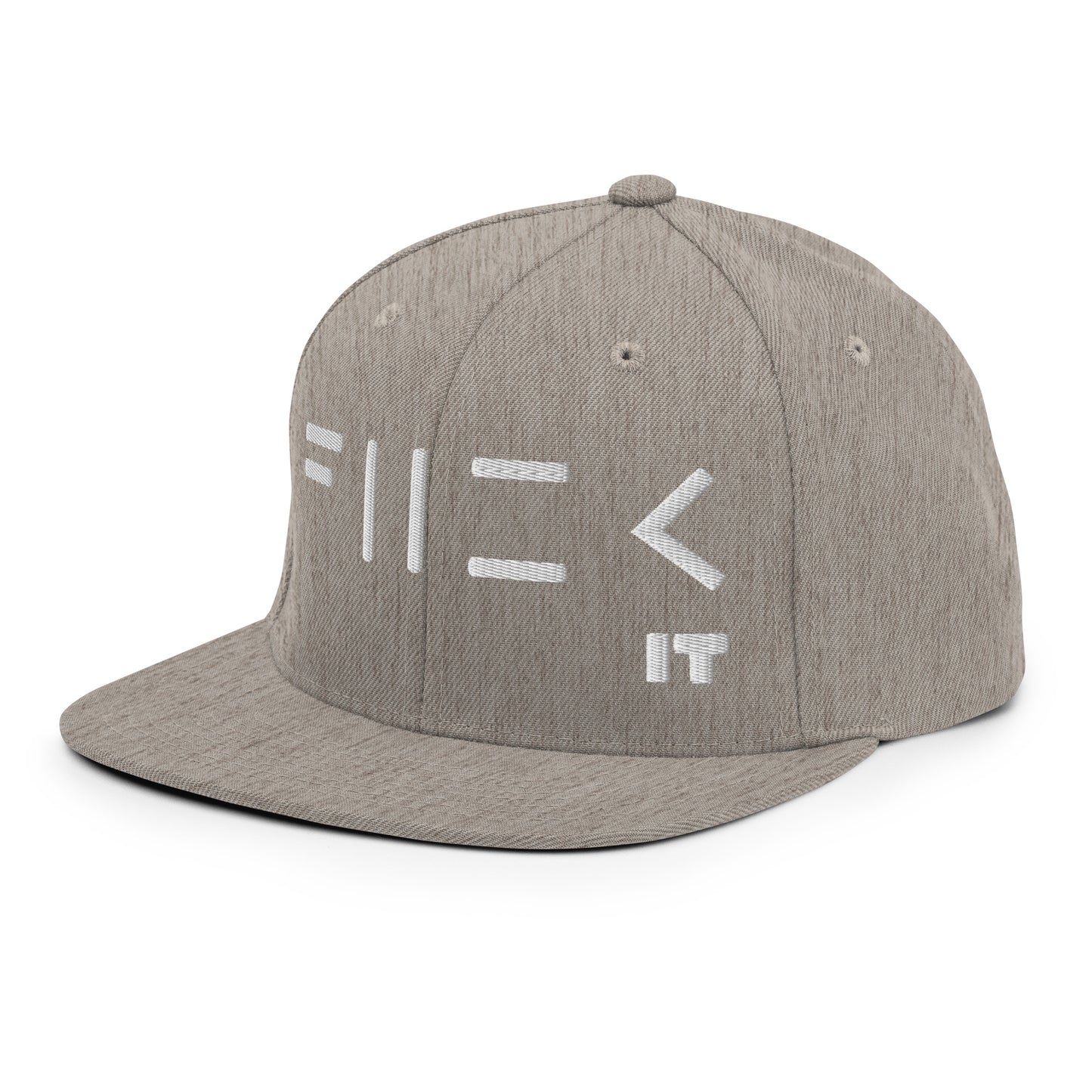 Fuck It (Flat Embroidery) Snapback Hat