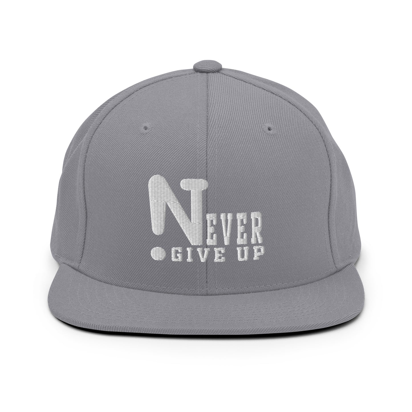!Never Give Up Snapback Hat