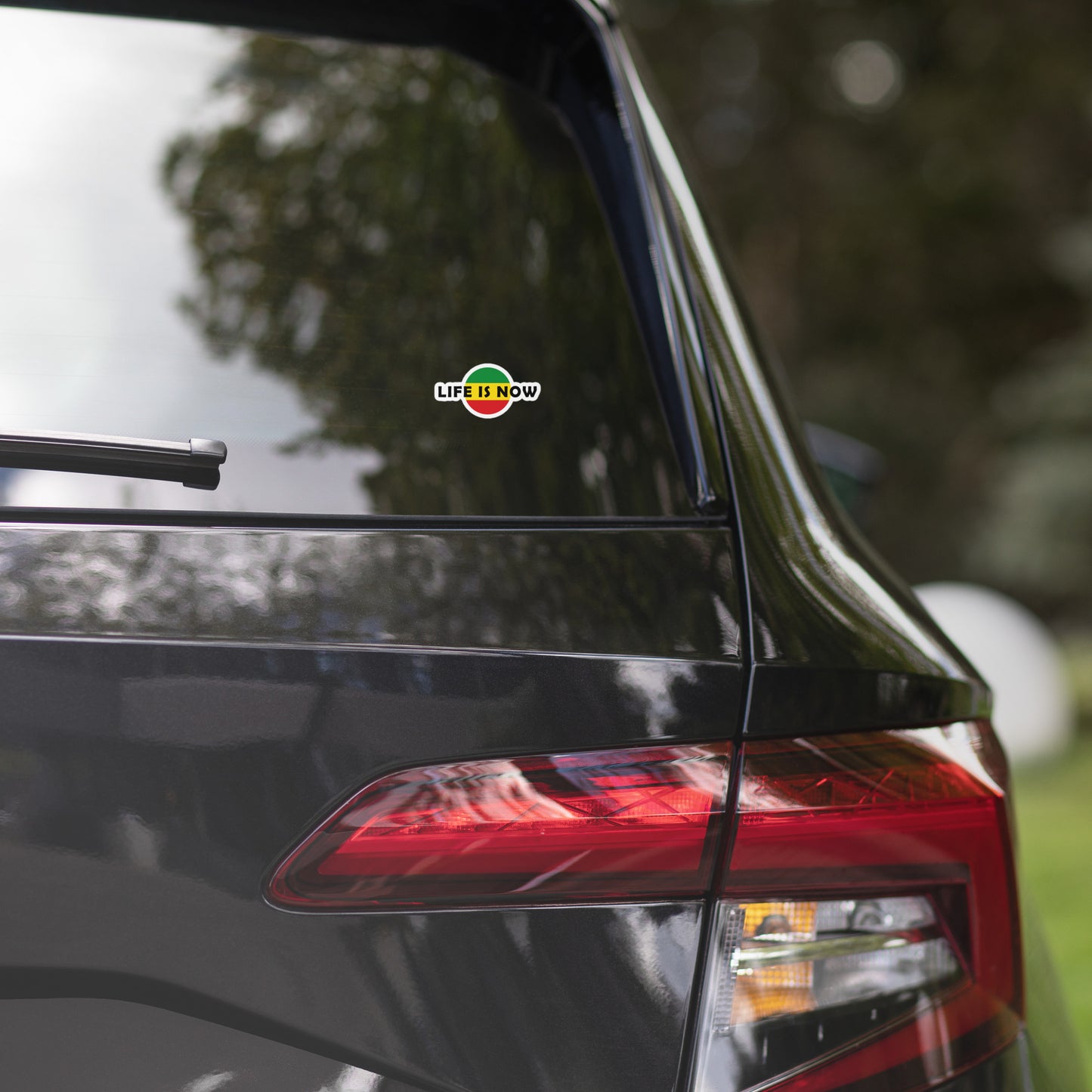 LiFE is NOW...Chevron Rasta Sticker