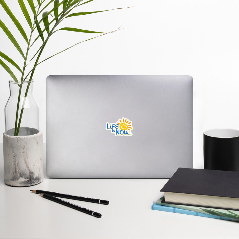 LiFE is NOW...Squiggle Sun Sticker