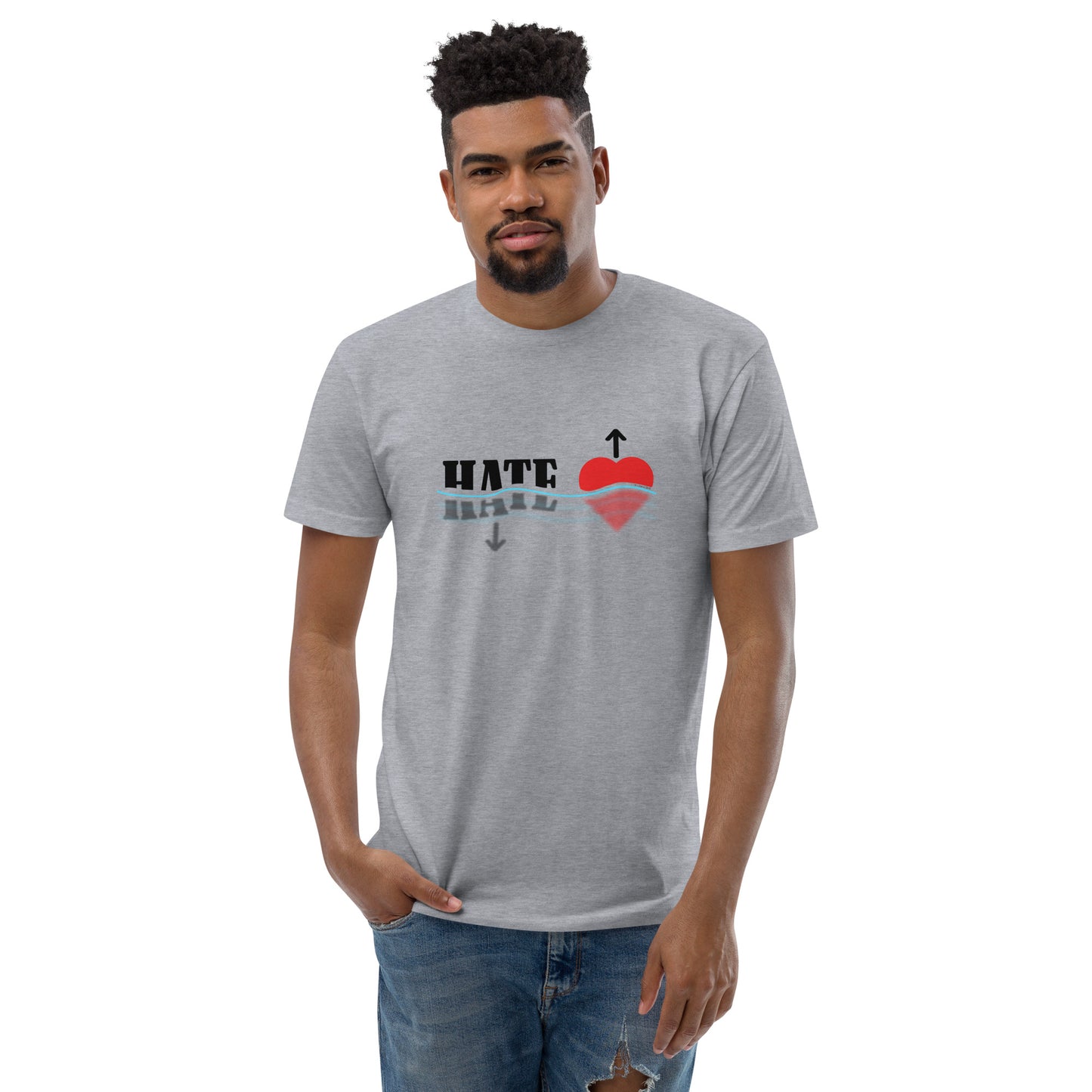 Sink Hate Raise Love Short Sleeve T-shirt