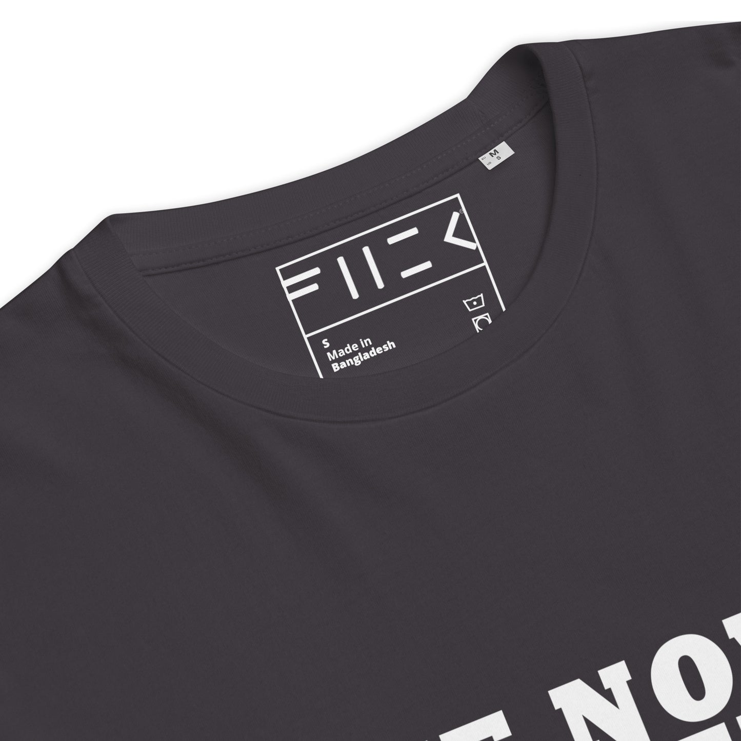 LIVE NOW.  FUCK LATER. Unisex organic cotton t-shirt