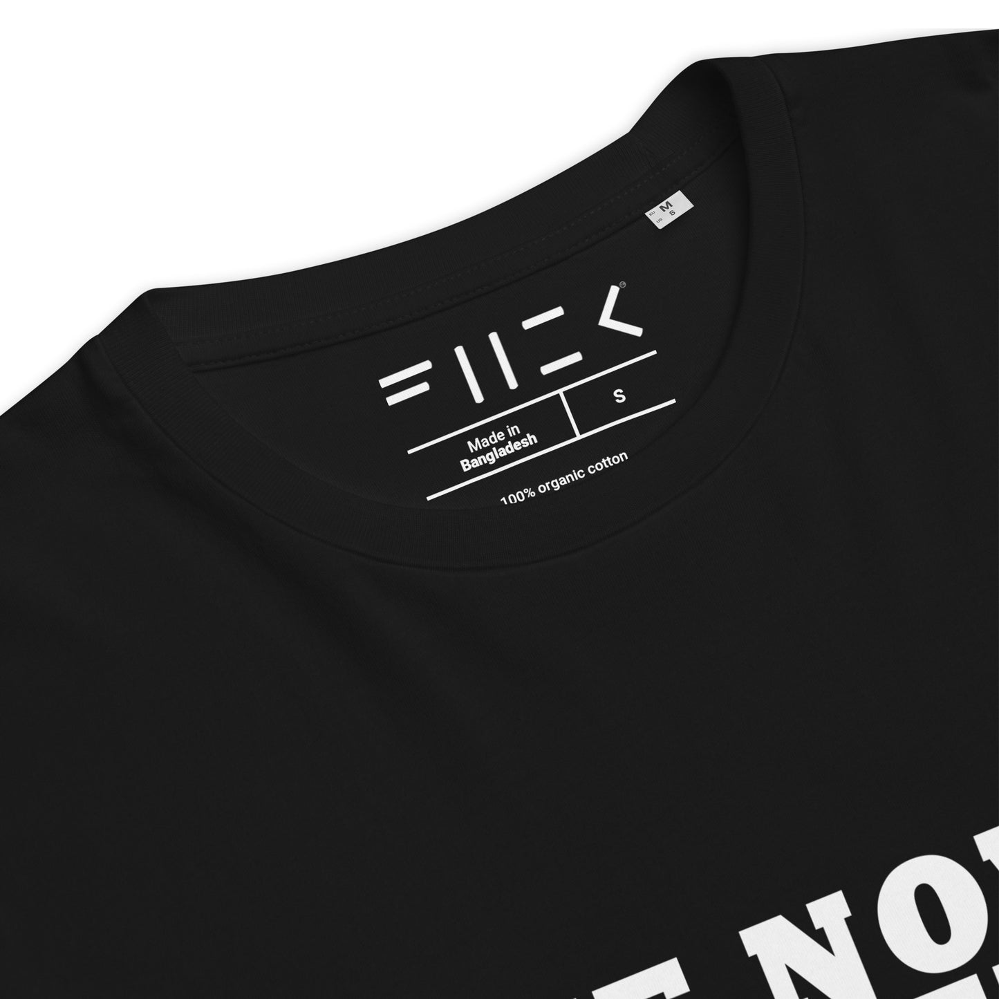 LIVE NOW.  FUCK LATER. Unisex organic cotton t-shirt