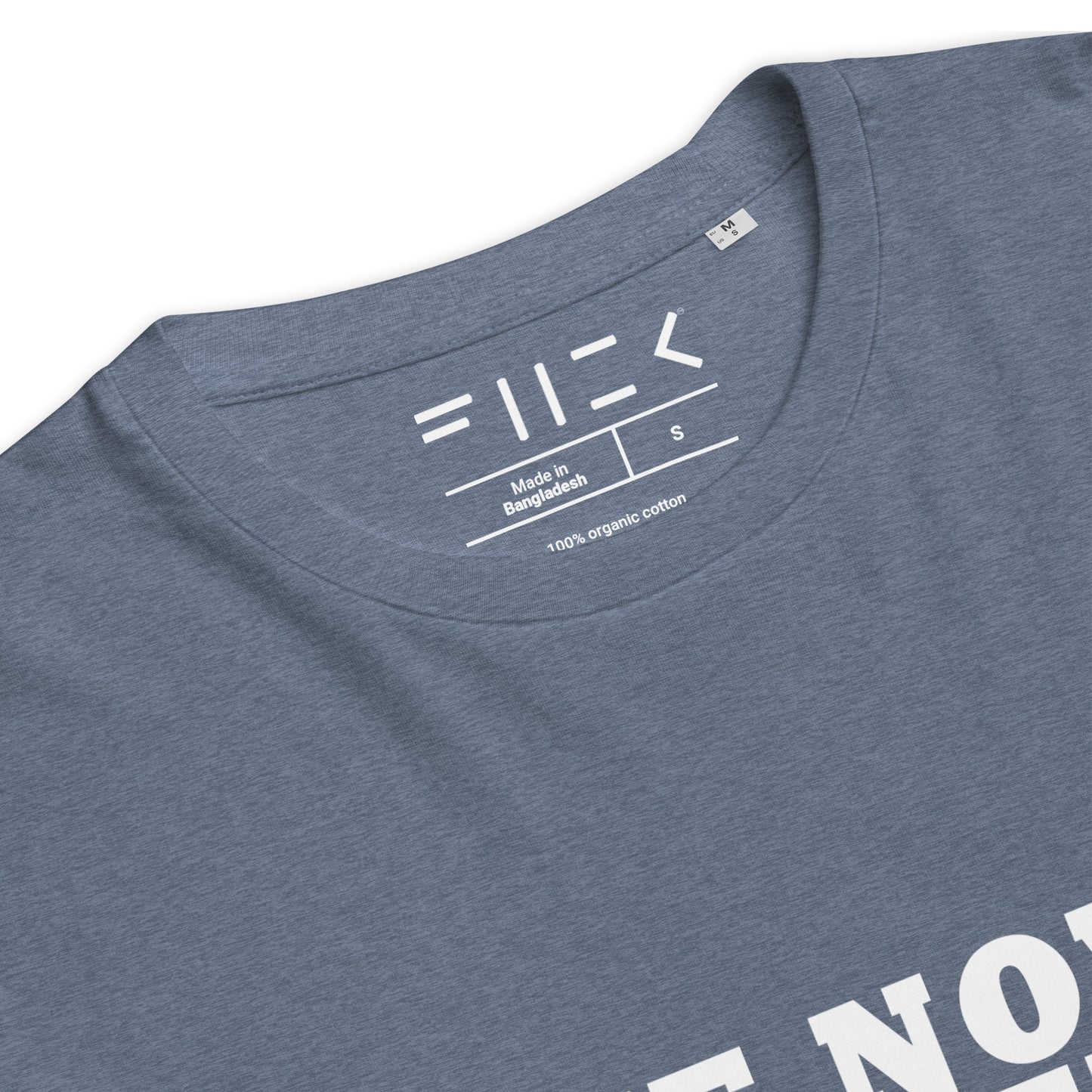 LIVE NOW.  FUCK LATER. Unisex organic cotton t-shirt