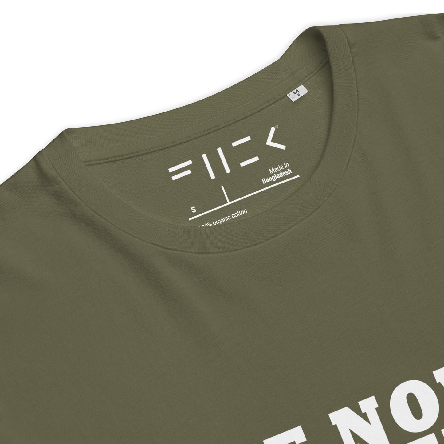 LIVE NOW.  FUCK LATER. Unisex organic cotton t-shirt