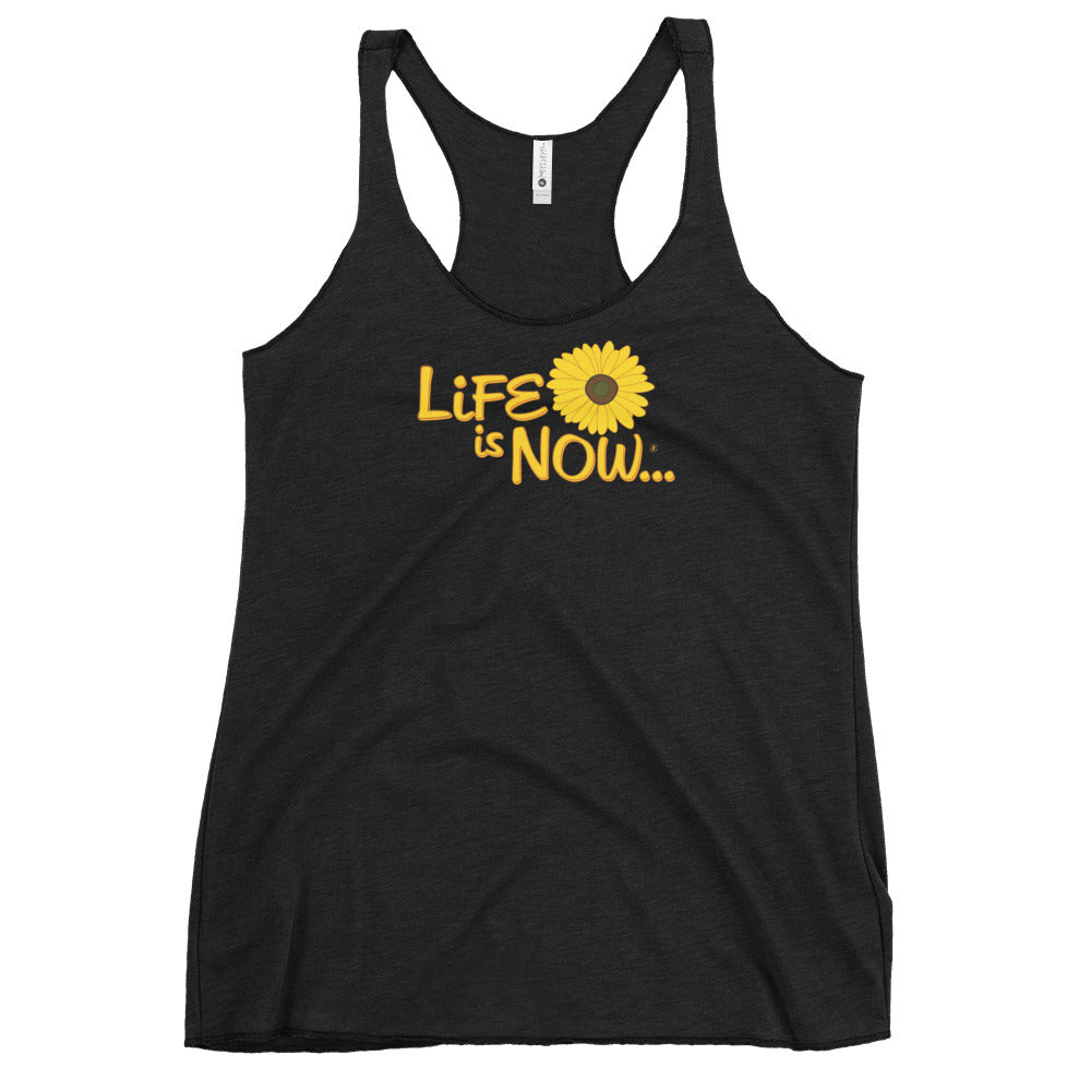 Squiggle Sunflower Women's Racerback Tank