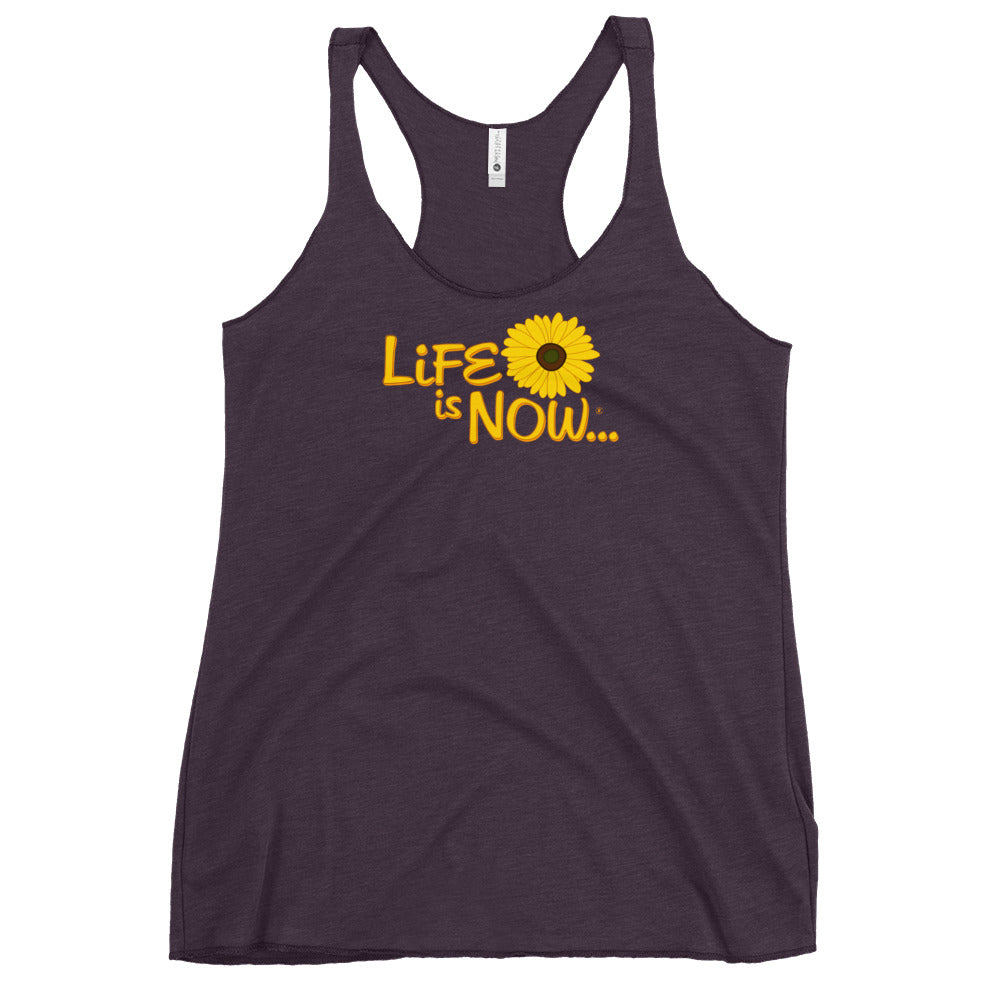 Squiggle Sunflower Women's Racerback Tank