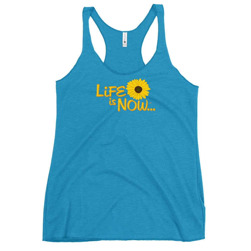 Squiggle Sunflower Women's Racerback Tank