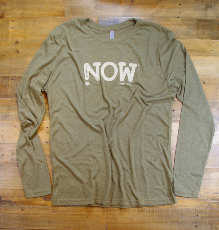 LiFE is NOW...Longsleeve Tri-Blend Crew