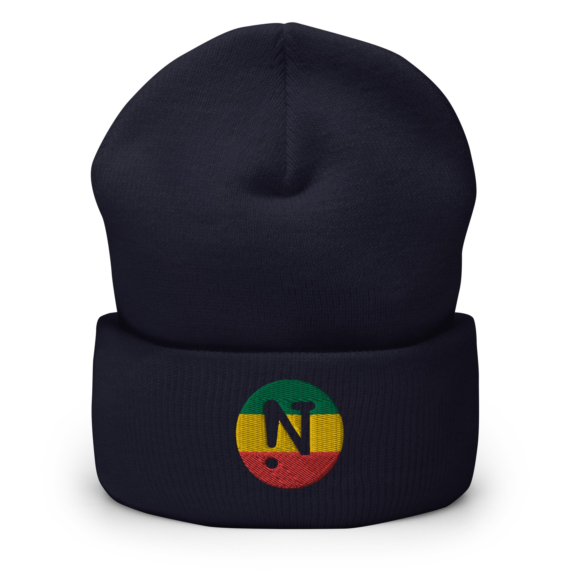 !N Rasta Cuffed Beanie