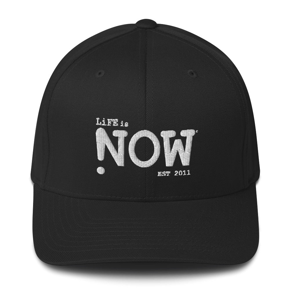 LiFE is NOW Flexfit Elastic Back Structured Twill Cap
