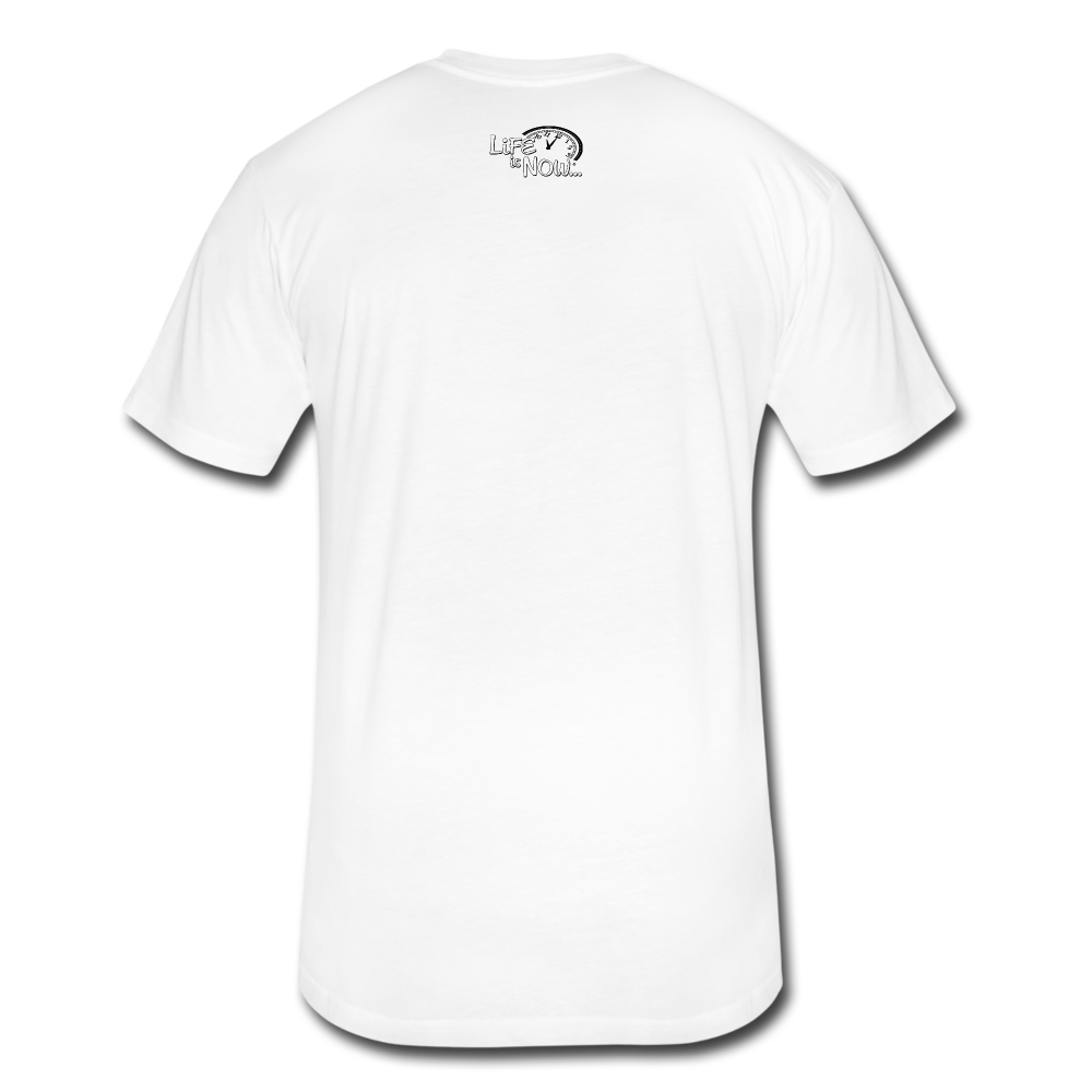 Entering Life Fitted Cotton/Poly T-Shirt - white