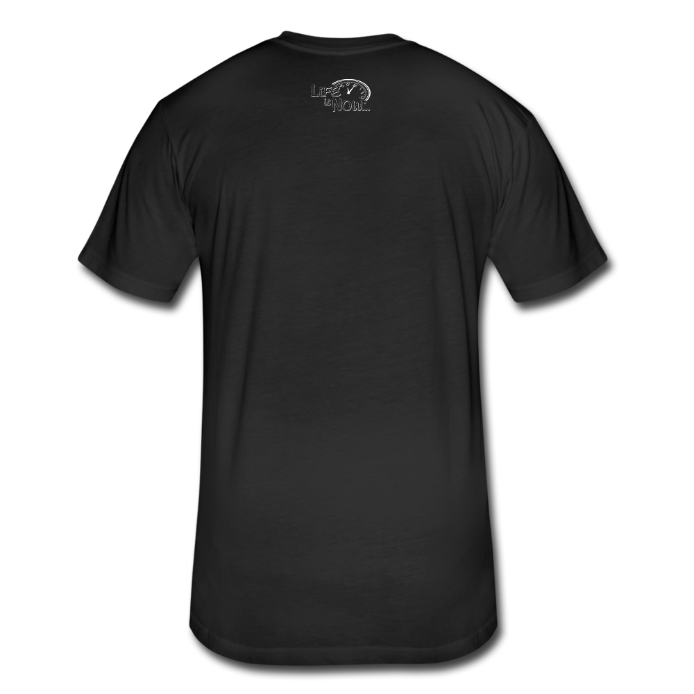 Mountain High Fitted Cotton/Poly T-Shirt - black