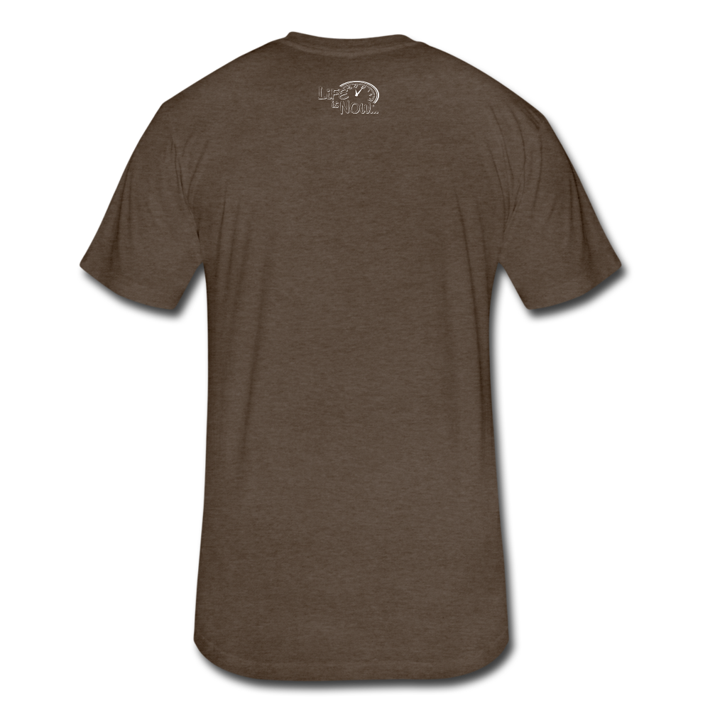 Mountain High Fitted Cotton/Poly T-Shirt - heather espresso