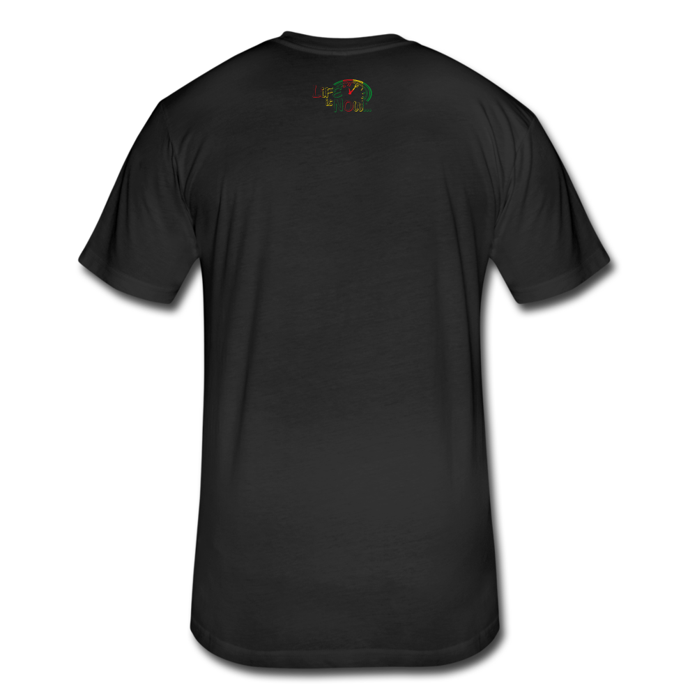 Rasta Original logo Fitted Cotton/Poly T-Shirt - black