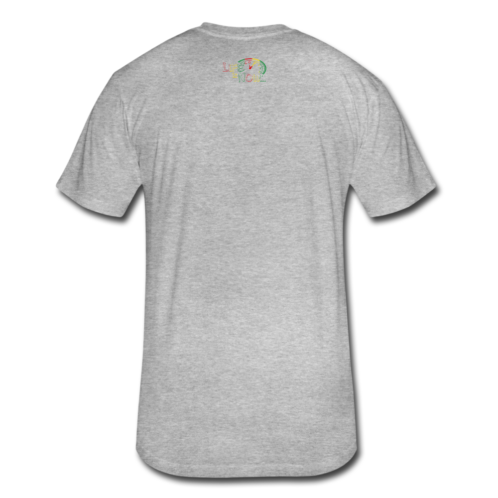 Rasta Beach Club Fitted Cotton/Poly T-Shirt - heather gray