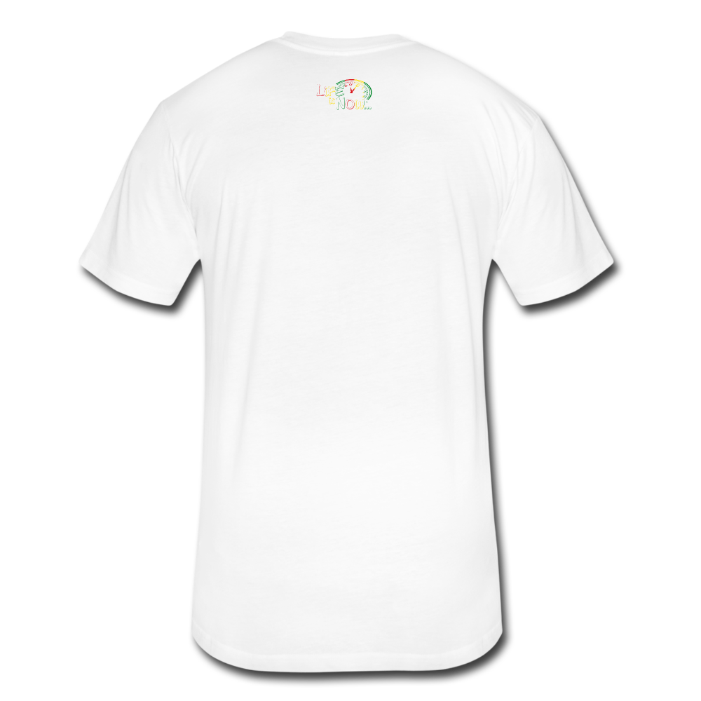 Rasta Live Fitted Cotton/Poly T-Shirt - white