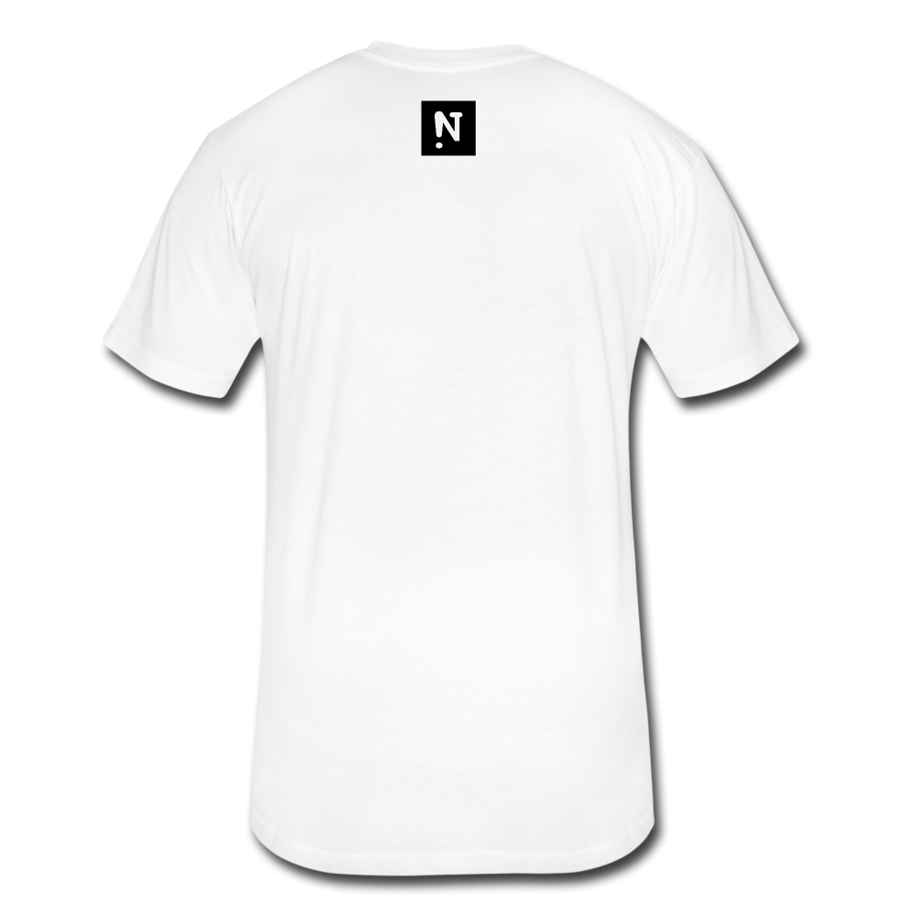 It's Up 2 U Fitted Cotton/Poly T-Shirt - white