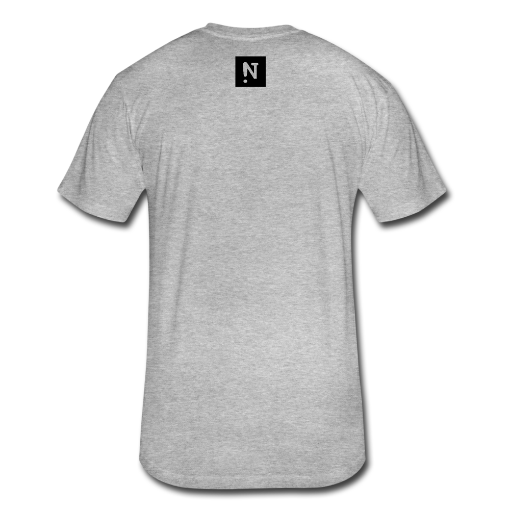 It's Up 2 U Fitted Cotton/Poly T-Shirt - heather gray