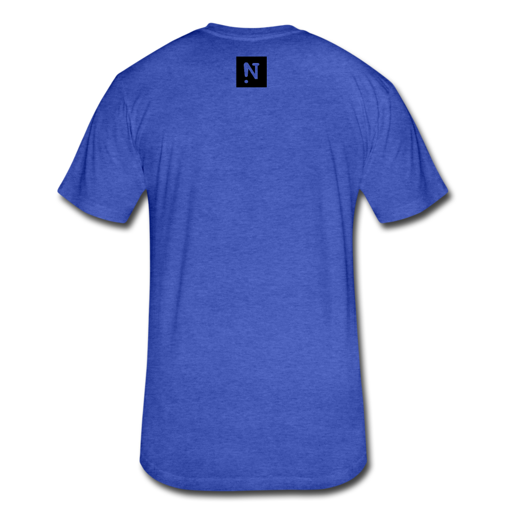 It's Up 2 U Fitted Cotton/Poly T-Shirt - heather royal